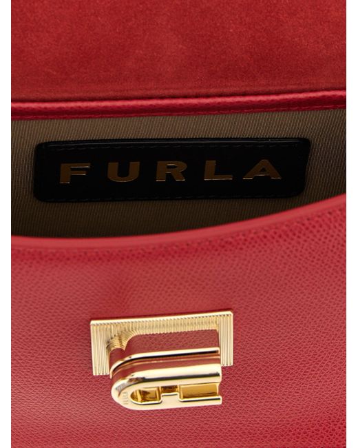 Furla Red ' 1927' Mini -Crossbody -Tasche