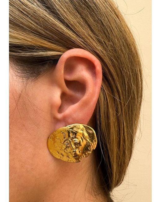 Hermina Athens Metallic Nikolaos Earrings
