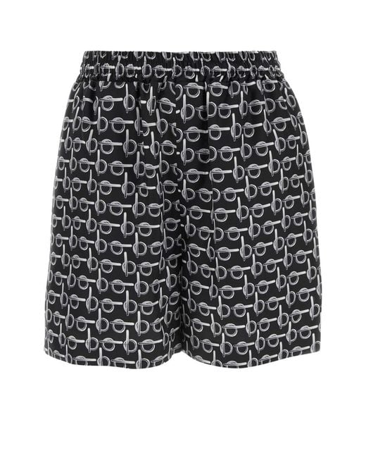 Burberry Black Press Shorts