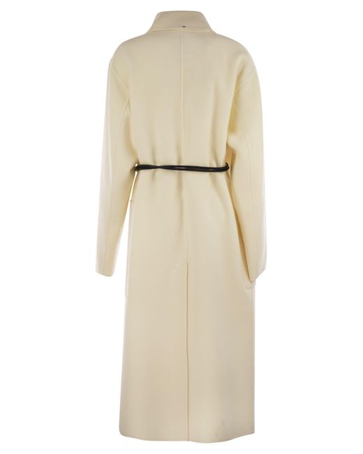 Sportmax Natural Abate Double Dressing Gown Coat