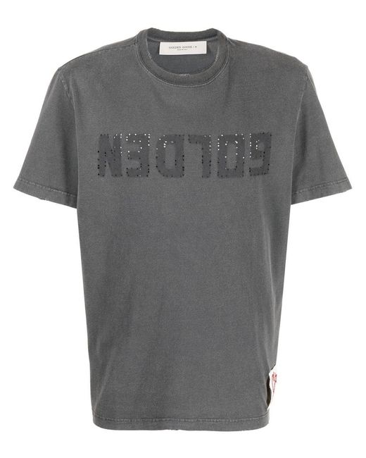 Golden Goose Deluxe Brand T-Shirt Golden in Gray für Herren