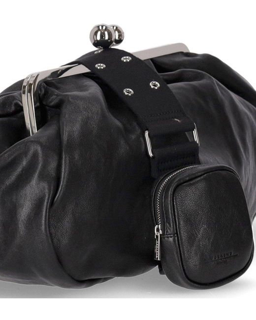 Weekend by Maxmara Cristin Large Black Clutch