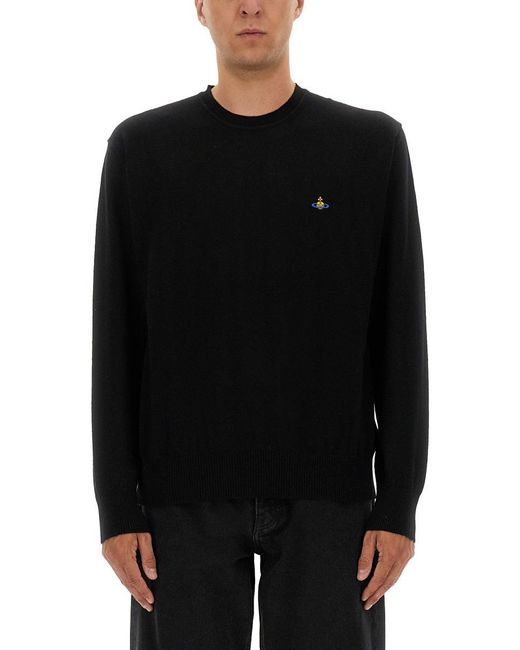 Vivienne Westwood Alex" Jersey With Logo in Black für Herren