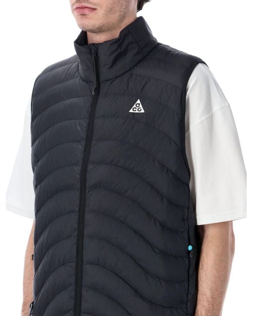 Nike Blue Acg Lava Flow Puffer Vest