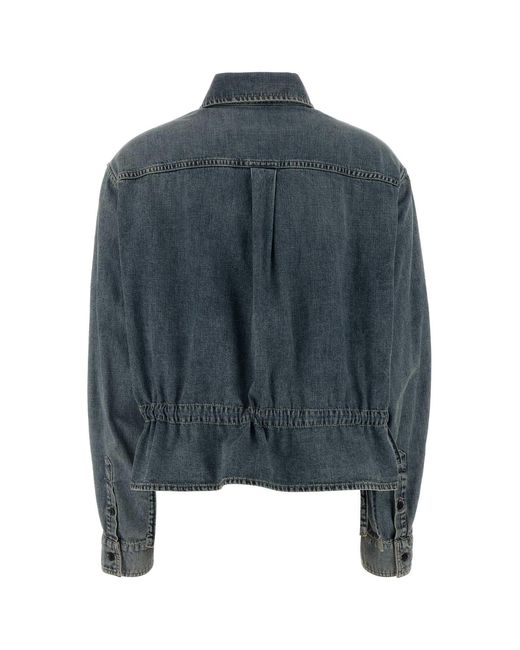 McQueen Blue Denim Shirt*6