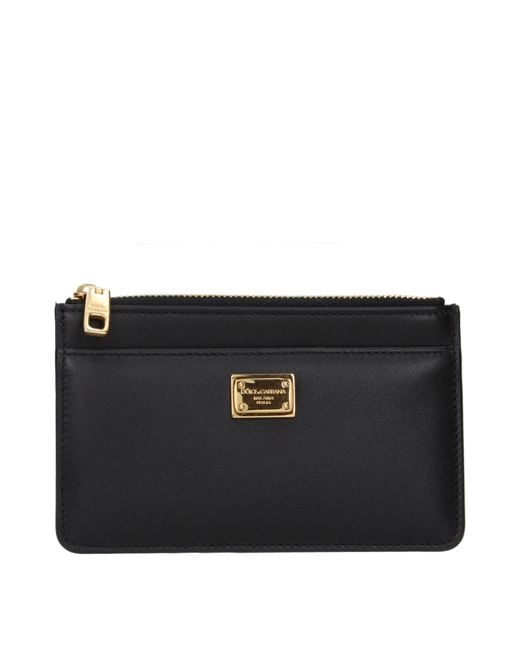 Dolce & Gabbana Black Leather Wallet