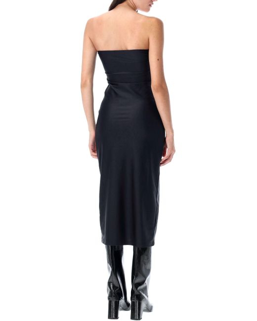 Coperni Blue Multi Buckle Dress