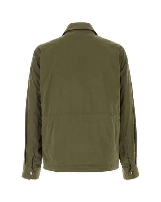 Moncler Army Green Polyester Blend Raquille Jacket for men