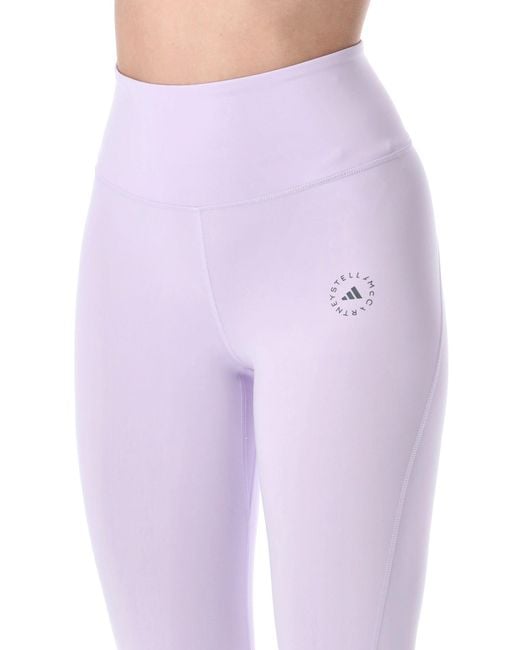 Adidas By Stella McCartney Purple Yoga 7/8 Leggings