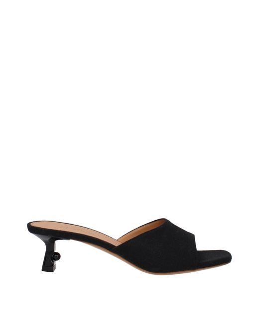 Off-White c/o Virgil Abloh Gebroken Witte Sandalen Lollipop Woman Vlas Zwart in het Black voor heren