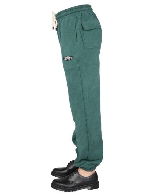 MOUTY Green Biggie Jogging Trousers for men