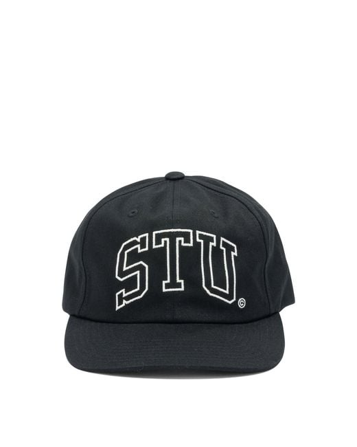 Stussy Black Hats for men