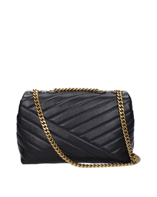 Sacs d'épaule kira femmes en cuir noir Tory Burch en coloris Black