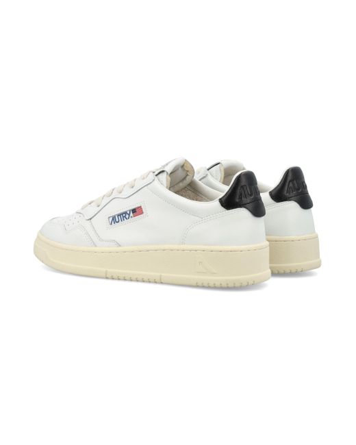 Autry White Medalist Low for men