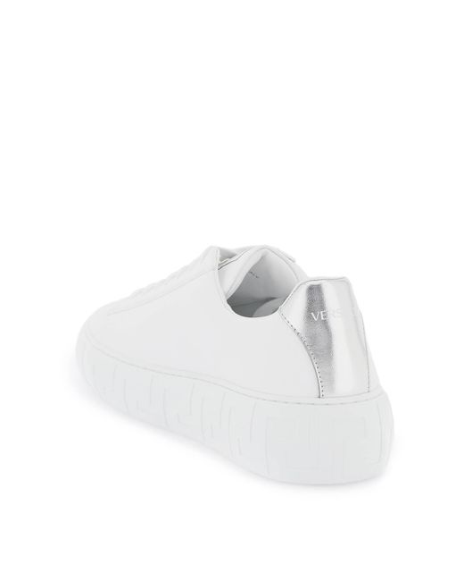 Versace Sneakers mit Greca-Muster in White für Herren