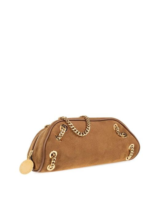 Stella McCartney Brown Bowling Tote Bag Small