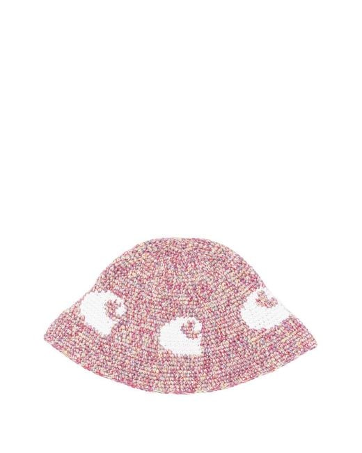 Carhartt Pink Eyes Cotton Beanie for men
