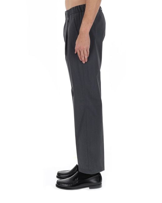 Herno Gray Trausers for men