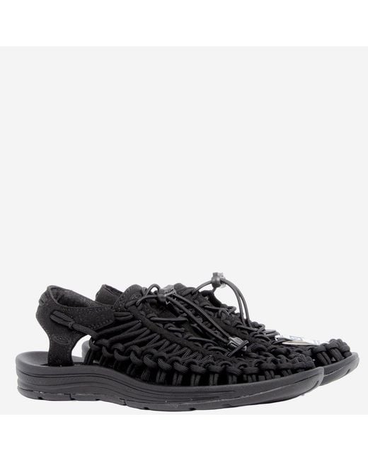 Keen Black Uneek Leather Sandals