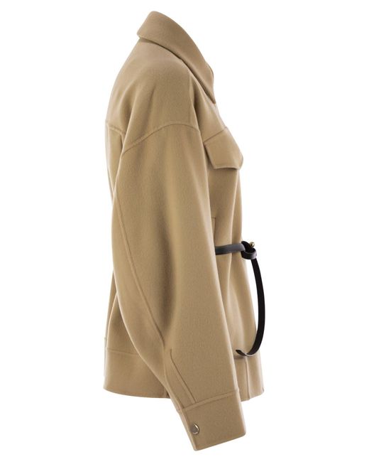 Sportmax Natural Cantore Double Woll Caban