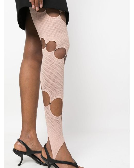 Rui White Cut-Out Detailing Leggings