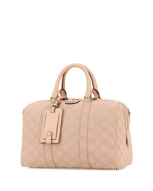 Gucci Pink Canvas Medium Ophidia Handbag