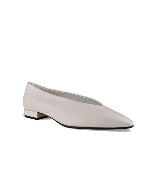 Loro Piana White Ballerinas Rebecca