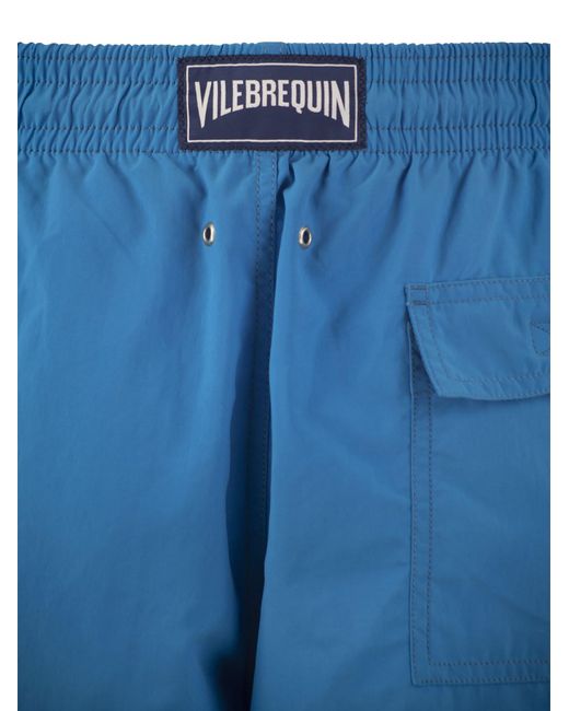 Vilebrequin Water Reactive Sea Shorts Met Sterren in het Blue