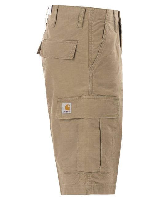 Carhartt Natural Cotton Cargo Bermuda Shorts