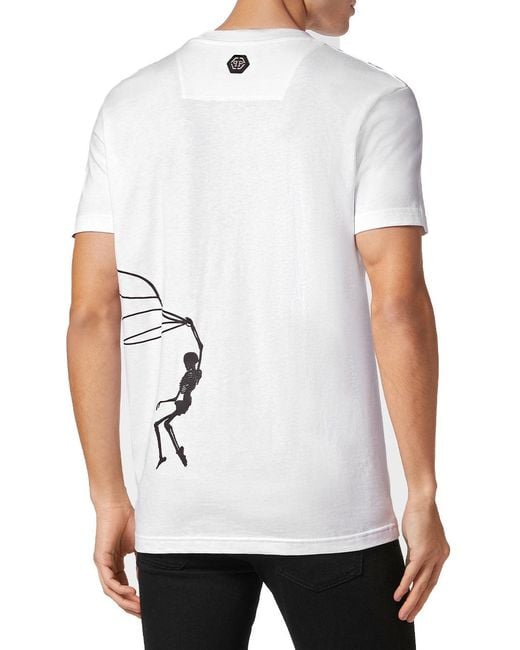 Blanco Philipp Plein de hombre de color White