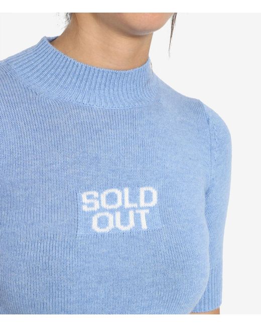 Sportmax Blue Sweaters
