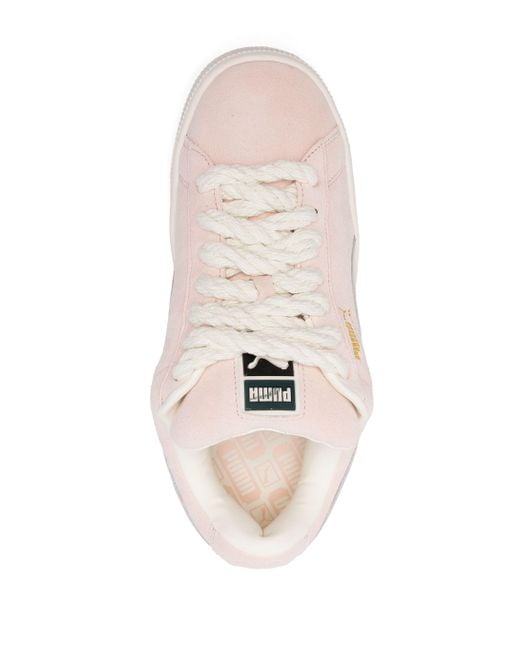 PUMA Pink Suede Xl Rope Shoes for men