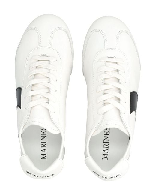 MARINE SERRE White Ms Astra Sneakers
