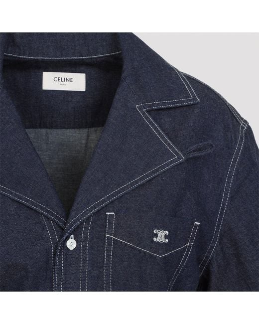 Céline Blue Denim Dress
