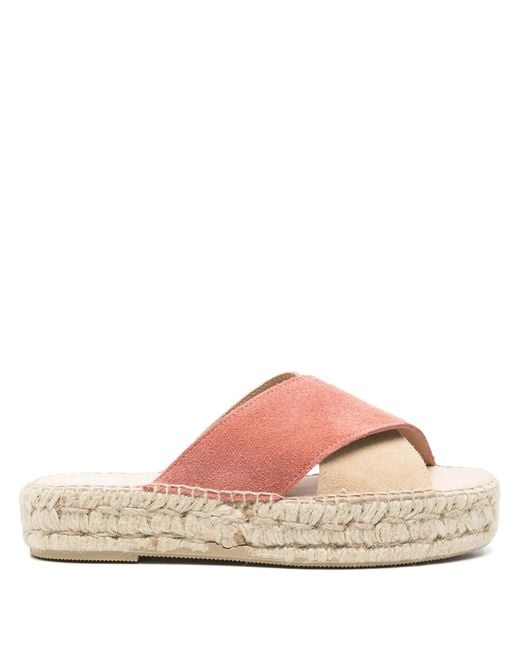 Manebí Pink Double Sole X Bands Sandals