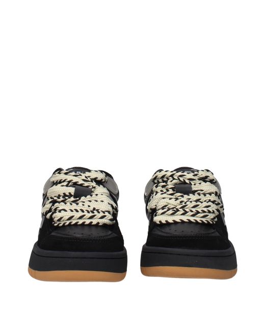 Barrow Black Sneakers Skate Leather