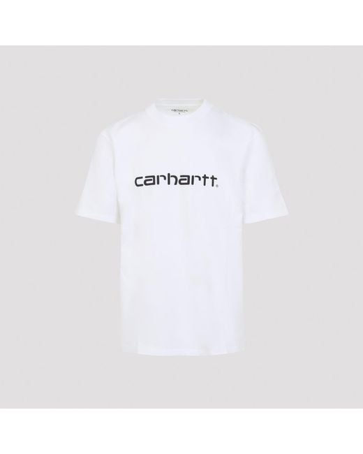 Camiseta Script Carhartt de color White