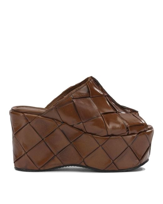 Pons Quintana Brown Leather Sandals