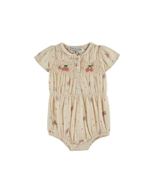 Emile Et Ida Natural Baby Body Con Roselline