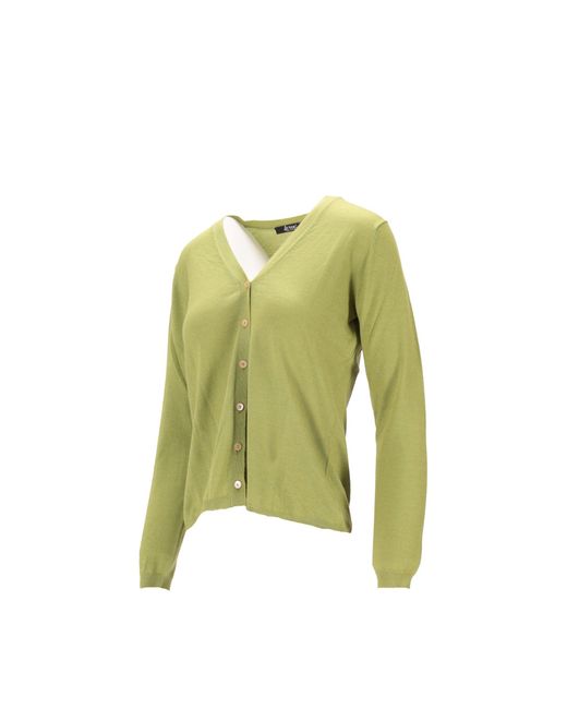LA ROSE Green Cardigan