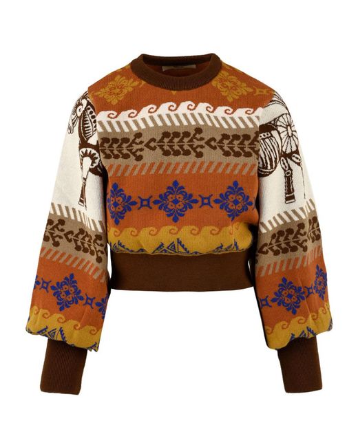 Akep Brown Sweaters Multi -Farbe