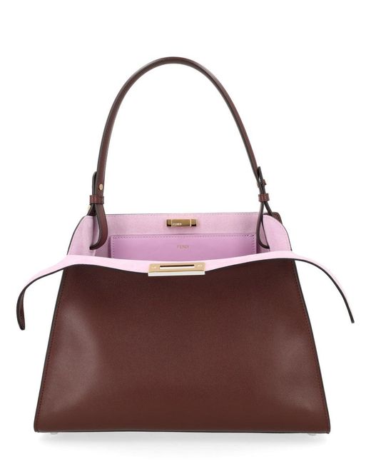 Fendi Purple Borsa Way" Medium