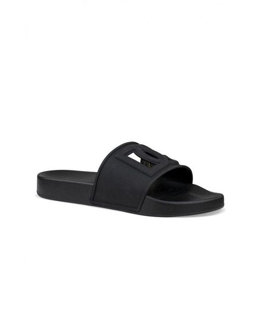Dolce & Gabbana Black Dolce&Gabbana Slides for men