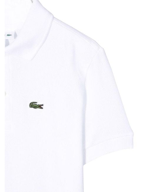 Lacoste White Regular Fit Polo Shirt