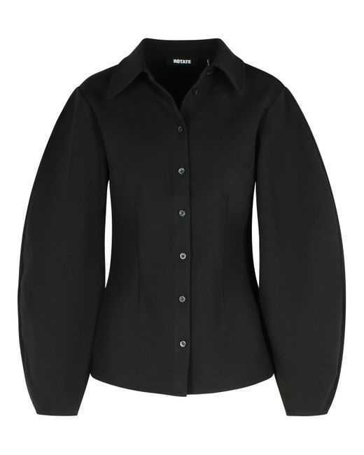 ROTATE BIRGER CHRISTENSEN Roteer Zwart Polyester Shirt in het Black