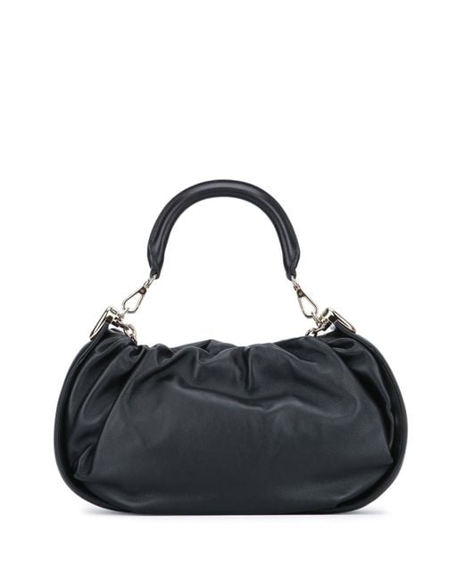 Roger Vivier Black Viv' Choc Royale Hobo Medium