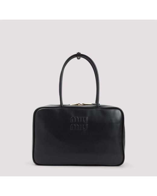 Miu Miu Black Beau Shoulder Bag