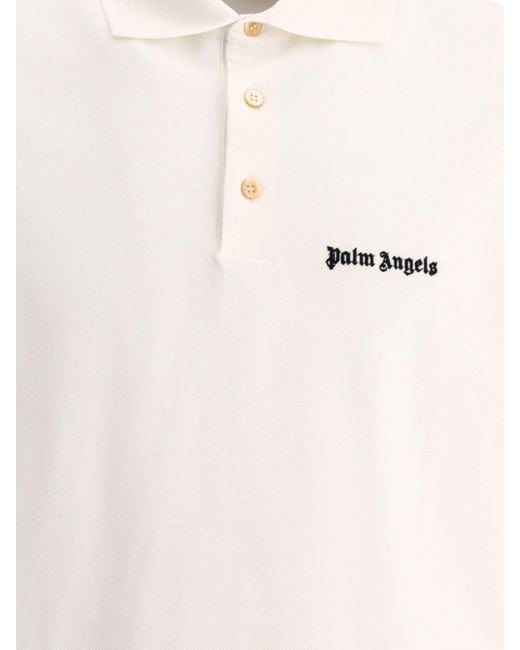 "Logo classique" Polo Palm Angels pour homme en coloris White