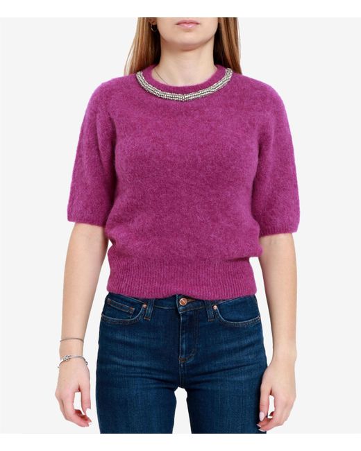SIMONA CORSELLINI Purple Sweaters