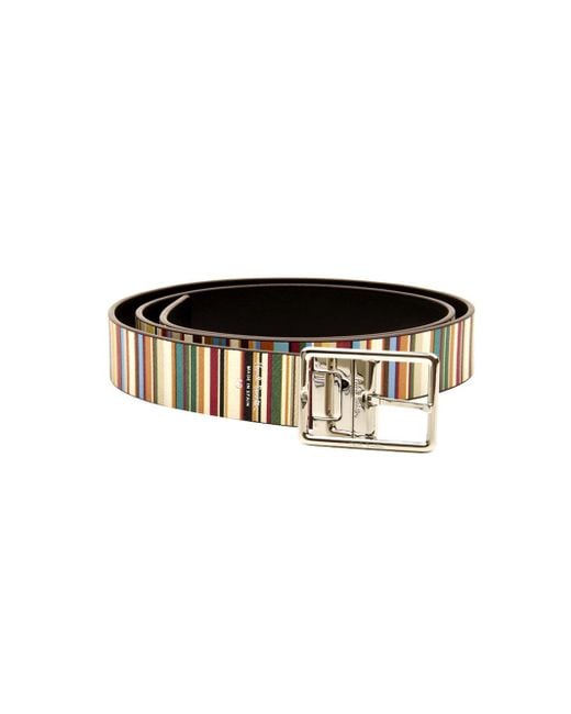 Paul Smith Black Belts Multi Colour for men
